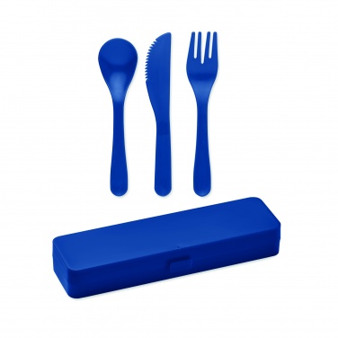 Logo trade advertising products image of: Cutlery set recycled PP