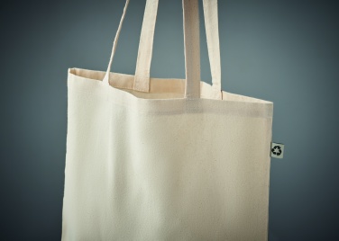 Logotrade promotional product image of: Recycled cotton shopping bag