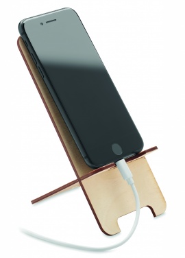 Logotrade promotional merchandise picture of: Birch Wood phone stand