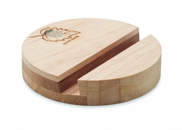 Logotrade corporate gift picture of: Birch Wood phone stand