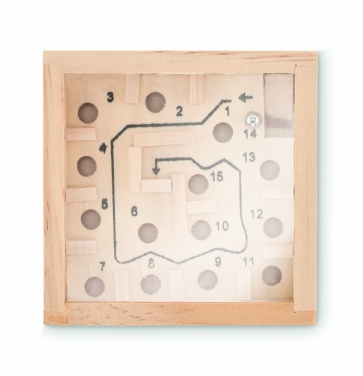 Logotrade promotional gifts photo of: Pine wooden labyrinth game