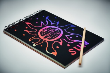 Logotrade promotional product image of: Scratching paper notebook