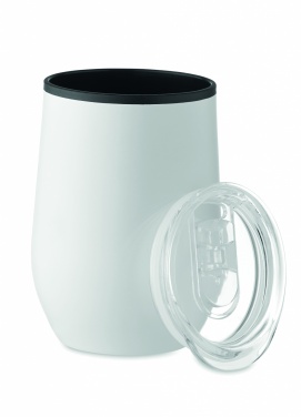 Logo trade promotional giveaways image of: Double wall travel cup 350 ml