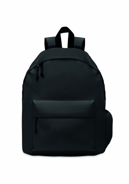 Logo trade promotional giveaways image of: 600D RPET polyester backpack