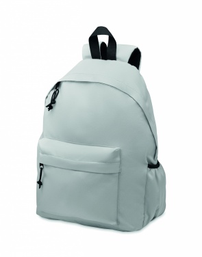 Logo trade business gifts image of: 600D RPET polyester backpack