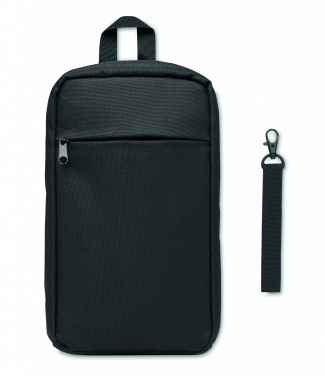 Logo trade promotional product photo of: Cross chest bag in 600D Rpet
