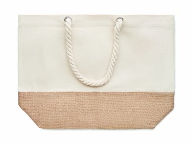 Logo trade promotional item photo of: Canvas beach bag 280 gr/m²