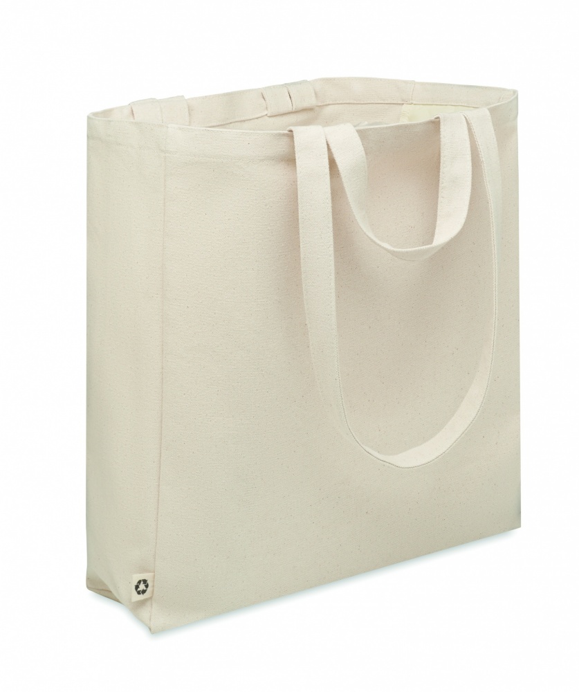 Logo trade promotional merchandise image of: Recycled cotton shopping bag