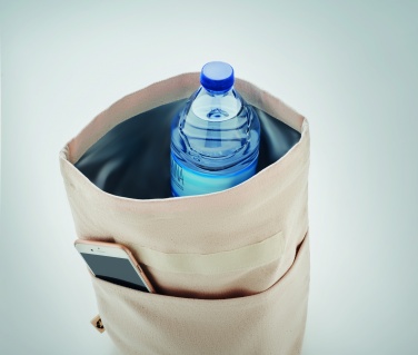 Logo trade promotional items image of: Recycled cotton cooler bag