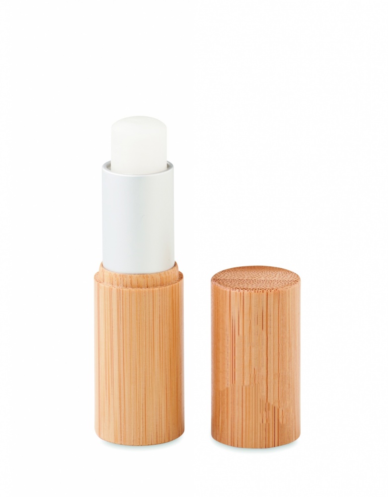 Logotrade business gifts photo of: Lip balm in bamboo tube box