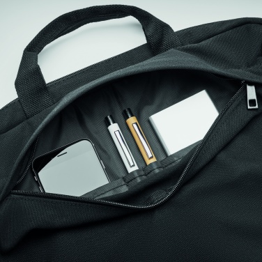 Logotrade promotional giveaway image of: Laptop bag in washed canvas