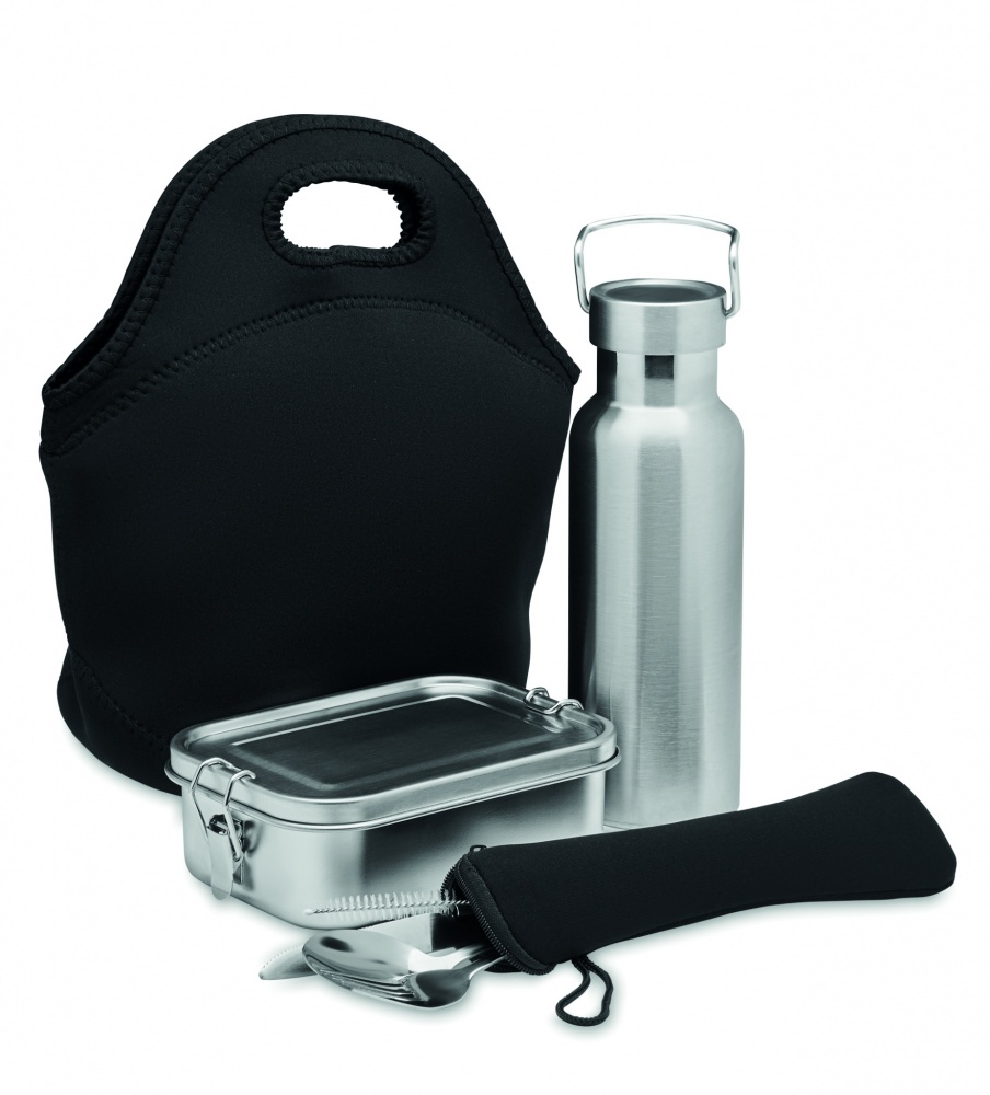 Logotrade promotional items photo of: Lunch set in stainless steel