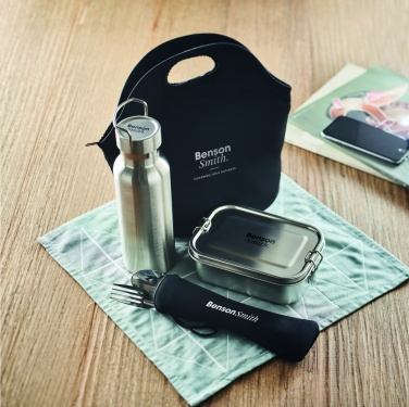 Logotrade promotional products photo of: Lunch set in stainless steel