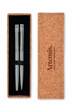 Logo trade promotional items picture of: Recycled stainless steel pens
