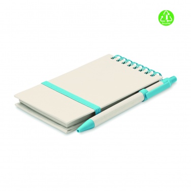 Logotrade promotional merchandise picture of: A6 milk carton notebook set