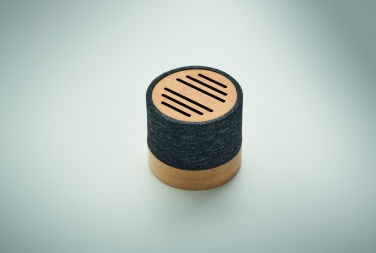 Logotrade promotional giveaway image of: Bamboo RPET wireless speaker