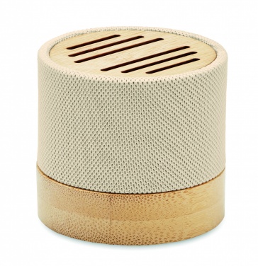 Logotrade promotional gifts photo of: Bamboo RPET wireless speaker