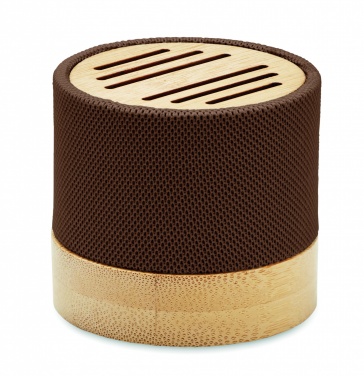 Logotrade promotional giveaways photo of: Bamboo RPET wireless speaker