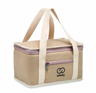 Logotrade promotional merchandise photo of: 6 can cool bag canvas 320gr/m²