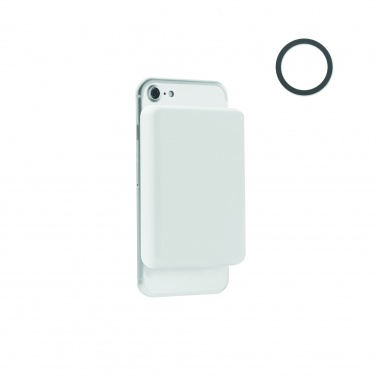 Logo trade promotional items picture of: Magnetic wireless charger 15W powerbank 5000 mAh