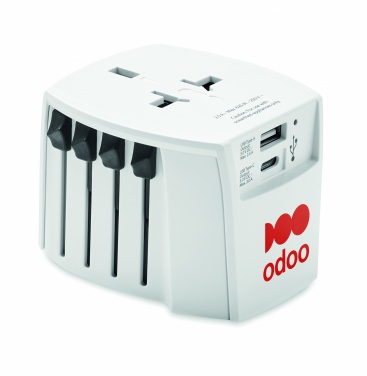 Logo trade corporate gifts picture of: Skross MUV USB A/C adapter