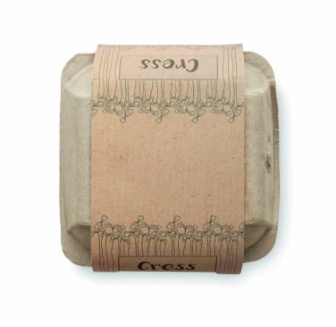 Logo trade promotional items image of: Egg carton growing kit