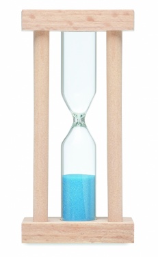 Logotrade promotional giveaway image of: Wooden sand timer 3 minutes