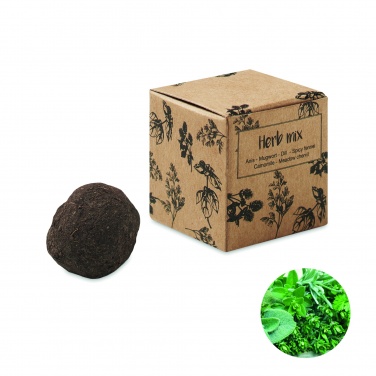 Logotrade promotional products photo of: Herb seed bomb in carton box