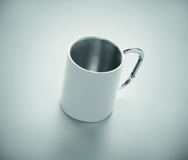 Logo trade business gift photo of: Metal mug and carabiner handle