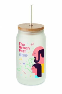 Logo trade promotional item photo of: Sublimation mason jar 400 ml