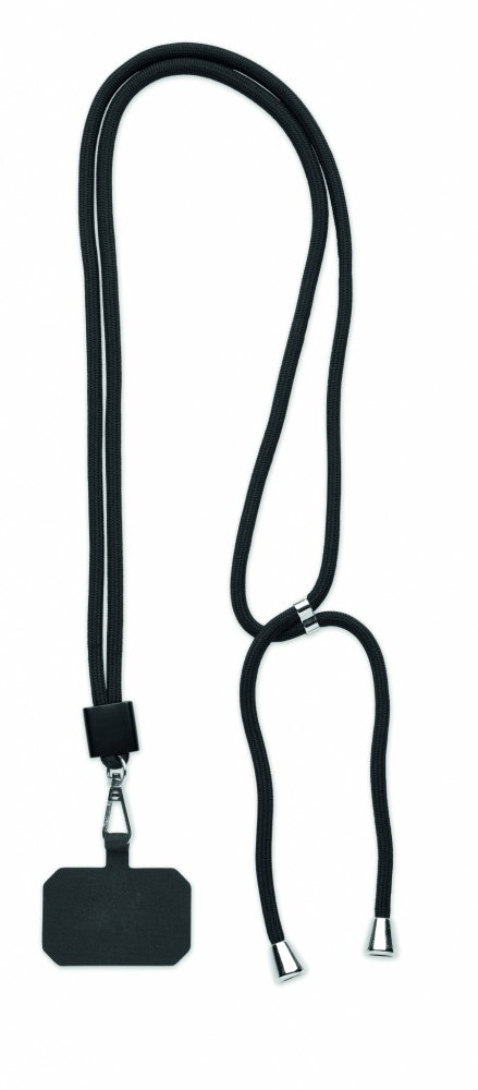 Logo trade promotional items image of: RPET Phone holder lanyard