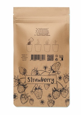 Logo trade business gift photo of: Strawberry growing kit