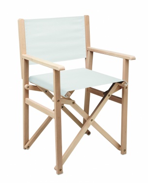 Logo trade promotional products picture of: Foldable wooden beach chair