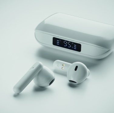 Logotrade business gift image of: Recycled ABS TWS earbuds