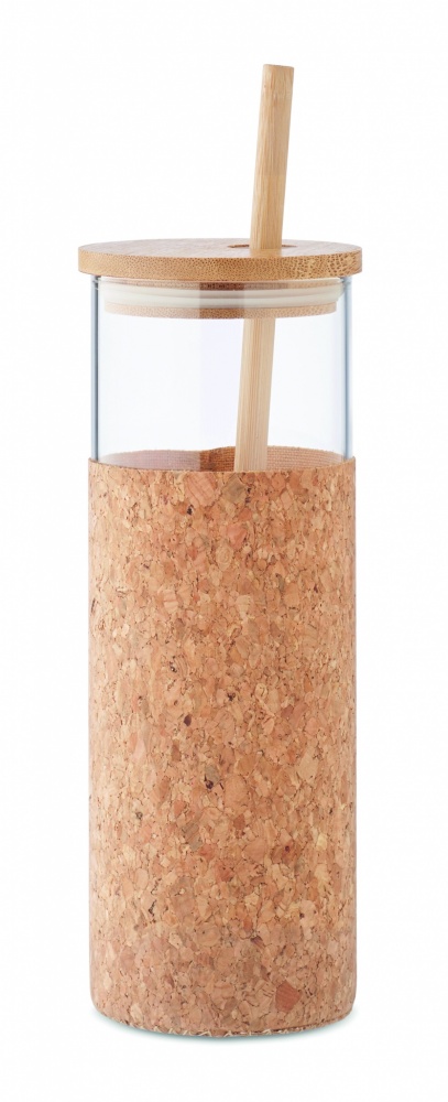 Logotrade business gift image of: Glass tumbler sleeve 450 ml