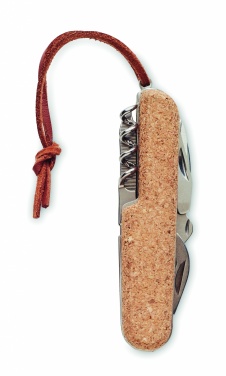 Logo trade promotional gifts image of: Multi tool pocket knife cork