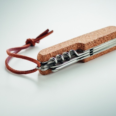 Logotrade promotional merchandise image of: Multi tool pocket knife cork