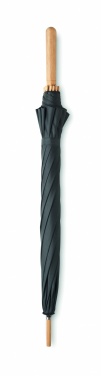Logo trade promotional merchandise image of: 23,5 inch RPET/bamboo umbrella