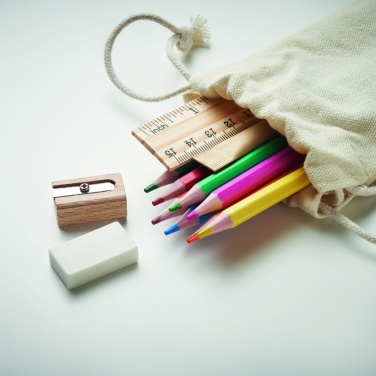 Logotrade promotional product image of: Kids drawing set in drawstring
