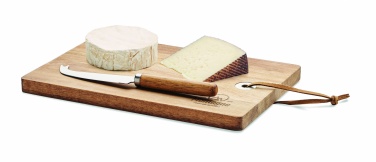 Logotrade promotional merchandise picture of: Acacia wood cheese board set Hannover