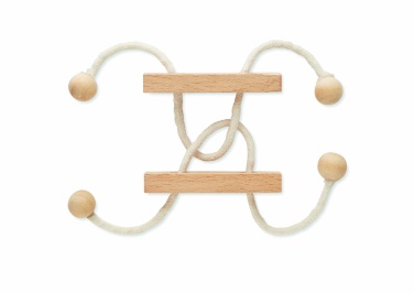 Logo trade promotional items picture of: Wooden brain teaser rectangle