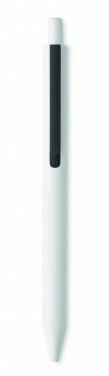 Logo trade business gifts image of: Recycled ABS push button pen