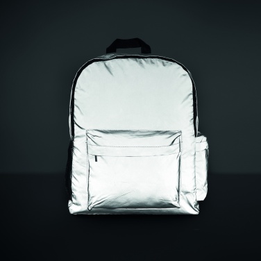 Logotrade promotional item image of: High reflective backpack 190T