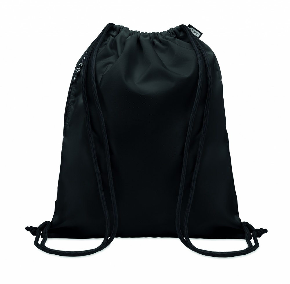 Logotrade promotional product image of: Large drawstring bag 300D RPET