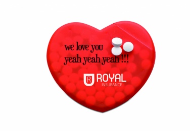 Logotrade promotional item picture of: Heart shape peppermint box
