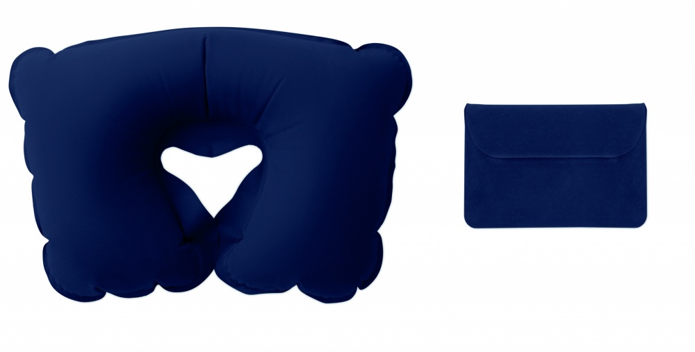 Logo trade corporate gifts image of: Inflatable pillow in pouch