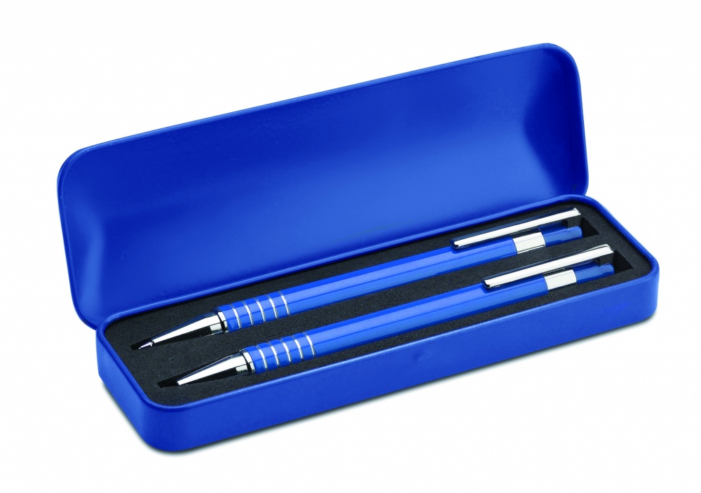 Logotrade promotional gift image of: Ball pen set in metal box