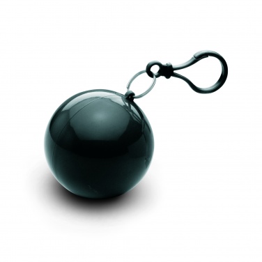 Logo trade promotional giveaways image of: Poncho in round container