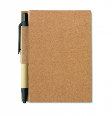 Logo trade promotional items image of: Recycled notebook with pen
