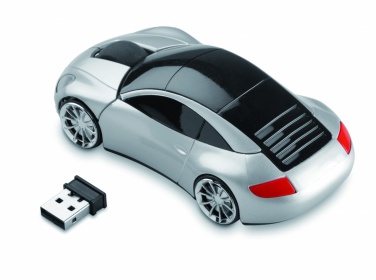 Logo trade promotional giveaway photo of: Wireless mouse in car shape